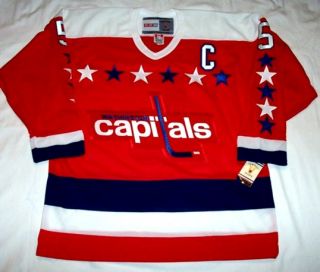 Rod Langway Size Large Washington Capitals CCM 550 Vintage Hockey