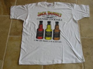 Jack Daniels Country Cocktails White Large T Shirt