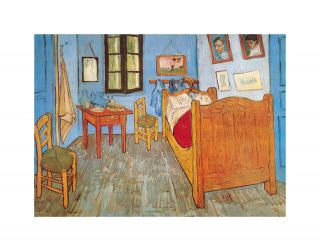 Vincent Van Gogh Room at Arles Bedroom Art Poster Print Limited RARE