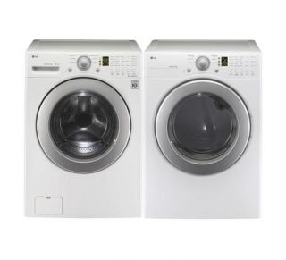 LG Washer Gas Dryer Set Deal WM2240CW DLG2241W