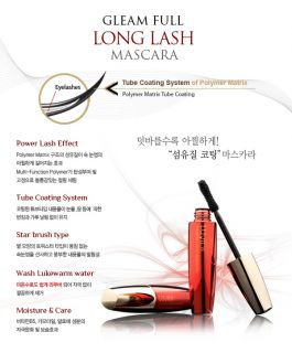 Korea Cosmetic Brands Luview Gleam Full Long Lash Mascara 14g