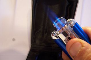 Oscar Double Torch Punch Cutter Cigar Lighter $80 Gift