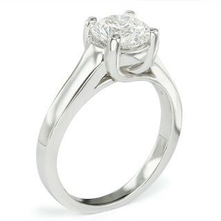 50 Ct Round Cut Diamond Solitaire Engagement Ring 14k