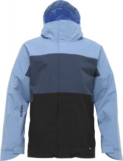 Burton Launch Snowboard Hooded Jacket Dryride 2L BLU23 Blue Size L