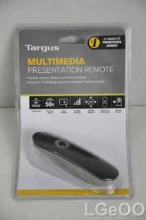 Targus Wireless Multimedia Laser Presentation Remote AMP09US (Black