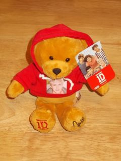 2012 ONE DIRECTION 1D 9 12/ Plush Teddy Bear w/ Hoodie NIALL New With