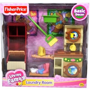 Dollhouse Furniture Laundry Room New Doll House Washer Dryer