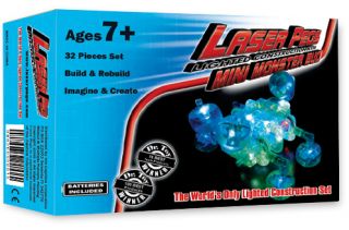 Mini Monster Bug Laser Pegs Lighted Construction Set Amazing New Toy