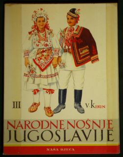 Croatian Folk Costume Zagreb Slavonia Kirin Yugoslavia