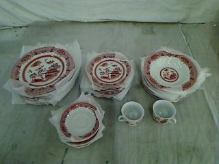 Chinese Garden Dinnerware Plates Cups Bowls