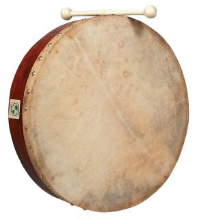 New Latin Percussion World Beat 16 Bodhran Drum WB281 Case Included