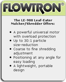 Flowtron Mulcher Electric Leaf Leaves Shredder Garbage Trash Bag Yard