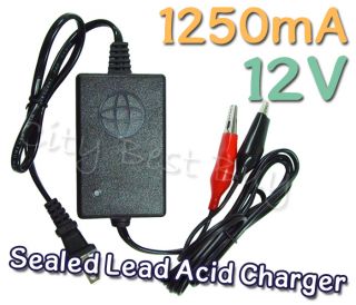 12V 1250mA SEALED Lead Acid Rechargeable Battery Charger APC UPS