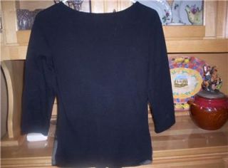 Susan Laurence 3 4 s Bling Top Size Med Nice