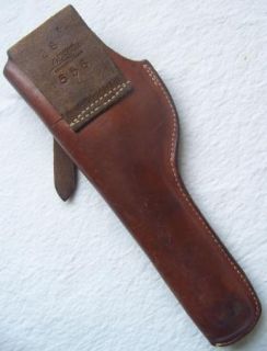 George Lawrence Leather Holster 28 556 Tooled Western RH Hip Holster