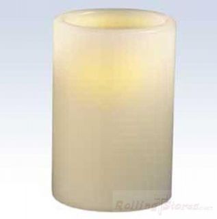 Everlasting 4 Pillar Flameless Round Candle Vanilla Scent Changes 5