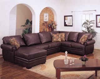 4pc Leather Sectional Full Bed Recliner sofa Set Item#BQ S0128P1