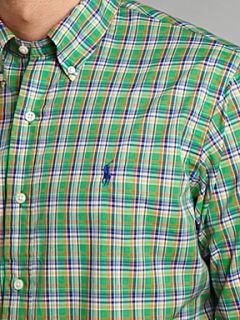 Polo Ralph Lauren Long sleeved spring checked shirt Green   