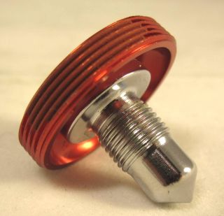 Cannondale Lefty Axle Cap and Bolt Red 125335