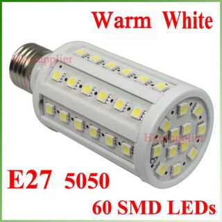 11W E27 LED Light Bulbs Warm White 110 230V 60 LEDs New
