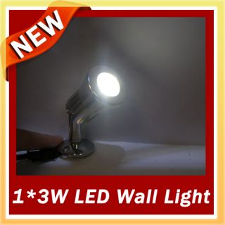 LED Wall Light Night Lamp 3W 1 3W White 160LM 110 240V High Brightness