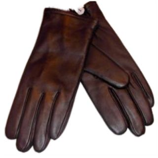 Womens Butter Soft Brown Leather Gloves