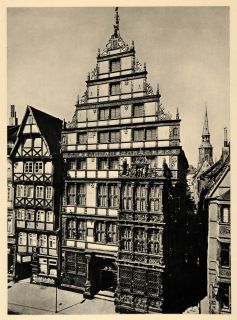 Germany Leibnizhaus Gottfried Leibniz Original Photogravure
