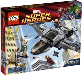Lego Marvel Super Heroes Avengers Quinjet Aerial Battle 6869