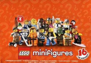 Lego 8804 Minifigures Series 4 Complete 16pcs Differeent Minifigs 8683