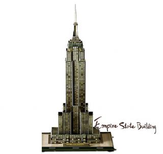 Paper 3D Puzzle Model Empire State Building in United States