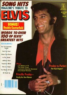 Song Hits Tribute Magazine to Elvis Presley Priscilla Lisa Marie