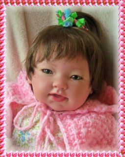 Asian Berenguer Baby Girl Doll w Lee Middleton Body and Limbs