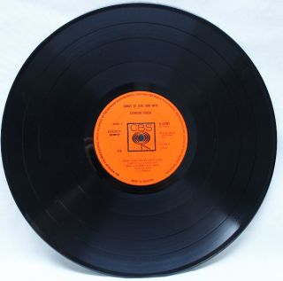 Leonard Cohen Songs of Love and Hate Vinyl LP Orange CBS s 69004 1970