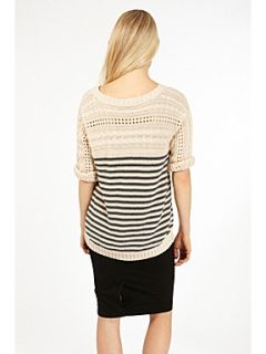 Homepage  Clearance  Women  Tops  Oasis Stripe and cable