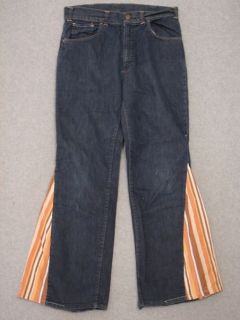 Amazing Vintage 1950 60s Levis Big E Custom Made Bellbottom Jeans