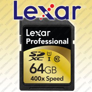Genuine Lexar 32GB Professional 400x SDHC UHS I SD Memory Card 40MB s