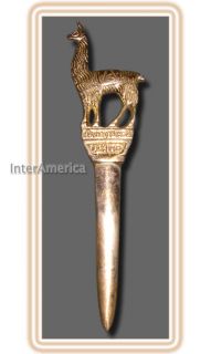 Great looking and original, thisLlama letter opener will spruce up any