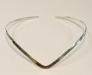  sterling silver choker necklace from the designers at Ed Levin