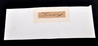 Auth Lewis Cass 1831 36 Secretary of War Signature