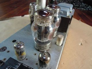 Leslie 22H 122 6550 Tube Amplifier Amp w Tubes Tested Working
