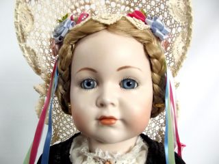 Vintage Gorgeous 24 Mein Liebling Bisque Repro Porcelain Doll