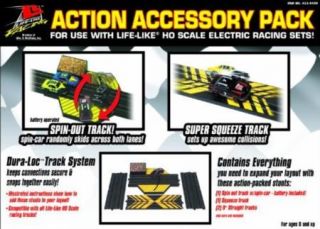 Life Like 9499 HO Slot Racing Action Accessory Pack