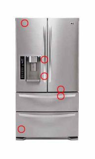 LG LMX25984ST 25 CU ft French Door Refrigerator P5547