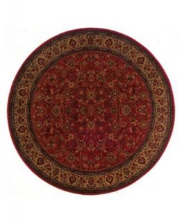 Couristan Area Rug, Everest Isfahan Black 3 11 Round   Rugs
