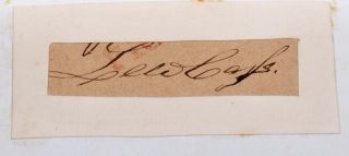 Auth Lewis Cass 1831 36 Secretary of War Signature