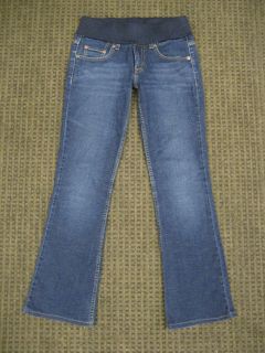 Levi Strauss Maternity Jeans Stretch 524 Bootcut Medium Blue Size 5 XS