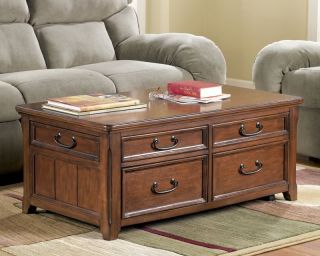 Winston Rectangular Lift Top Cocktail Coffee Table New