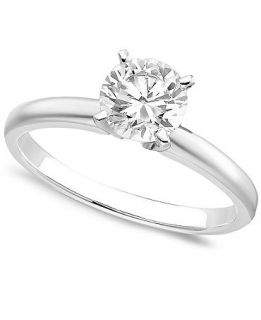Engagement Ring, Certified Near Colorless Diamond (1 ct. t.w.) and 14k