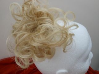 Hair Extension Scrunchie Light Honey Blonde Up do Down do Curly