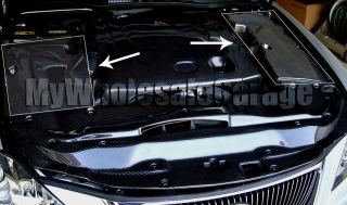 06 09 08 Lexus IS250 Carbon Fiber Engine ECU Box Cover